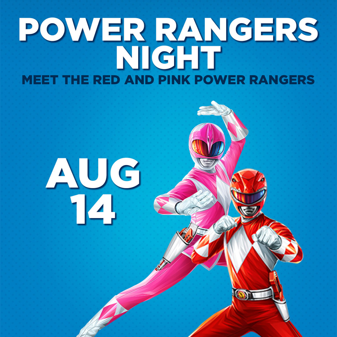 Power Rangers Night ft. appearances by the Red and Pink Rangers