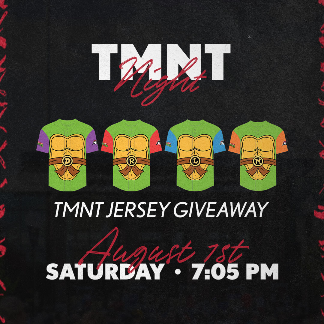 Teenage Mutant Ninja Turtles Night w/ Choose Your Turtle Jersey Giveaway