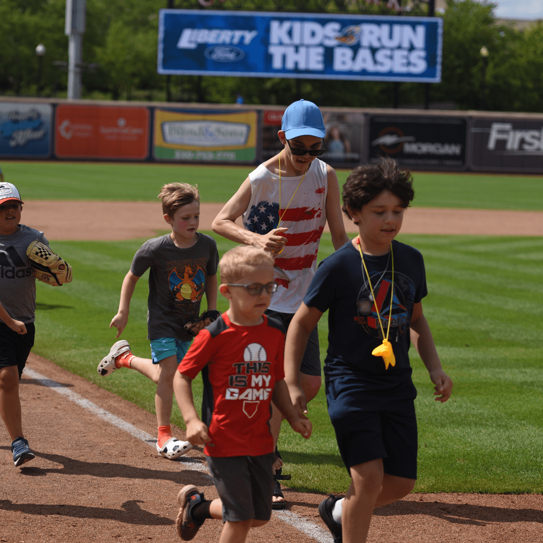 Kids Run the Bases