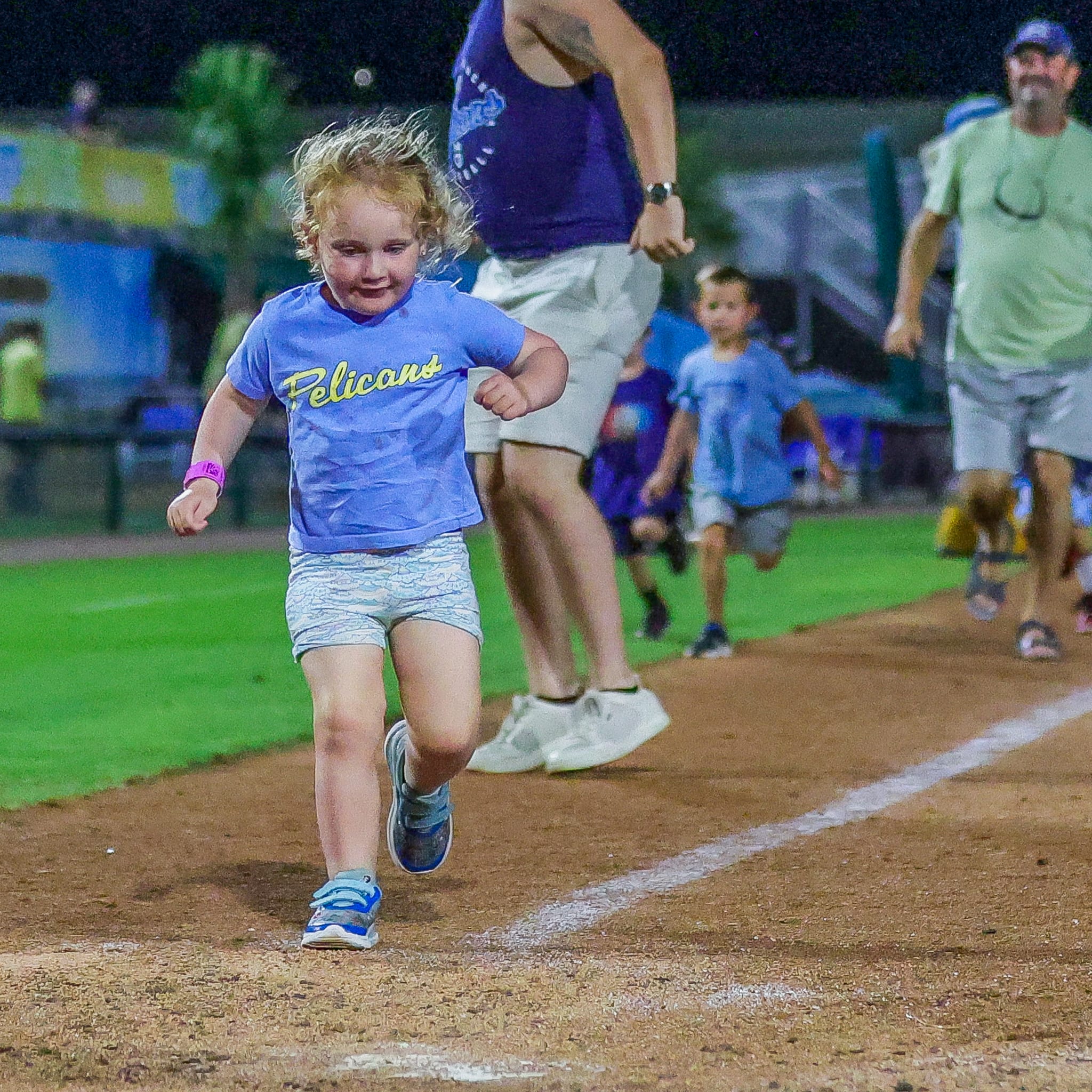 Post-Game Kids Run The Bases