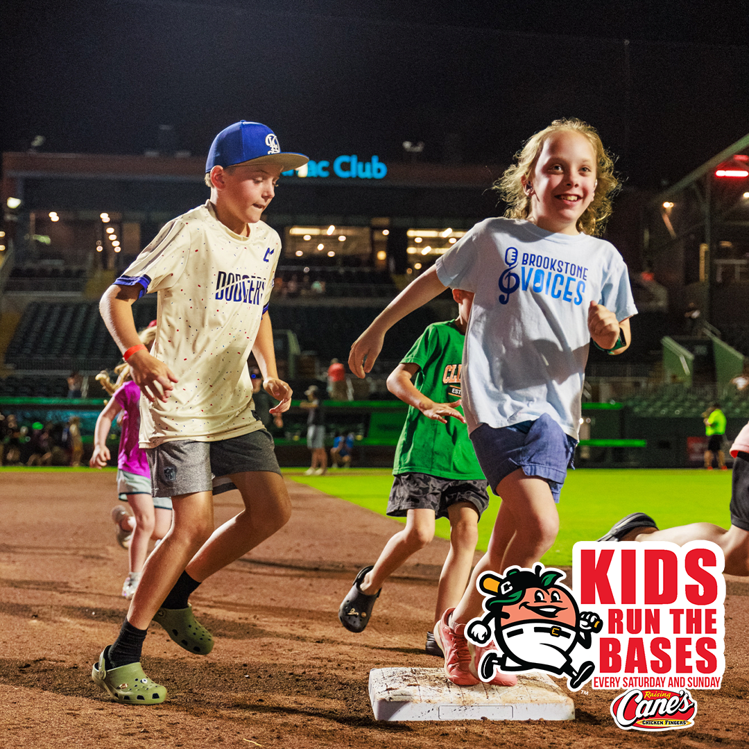 Post-Game Kids Run the Bases