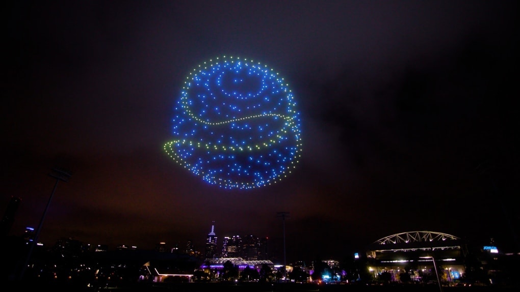 Post Game Drone Show!