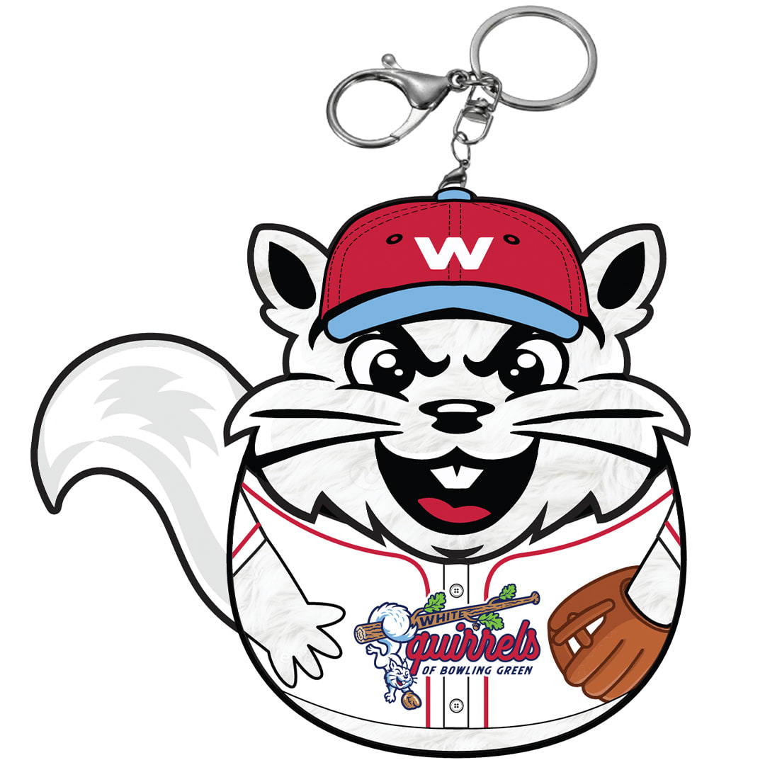 White Squirrel Keychain