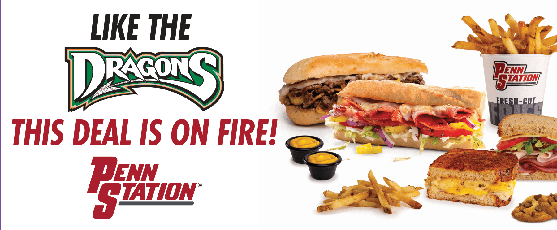 Dragons Penn Station Meal Deal