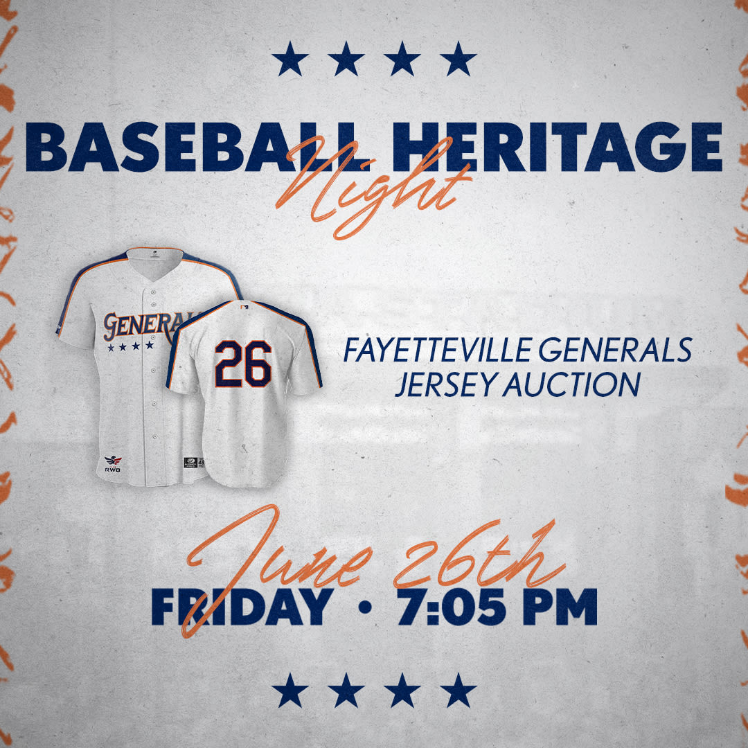 Baseball Heritage Night: Fayetteville Generals