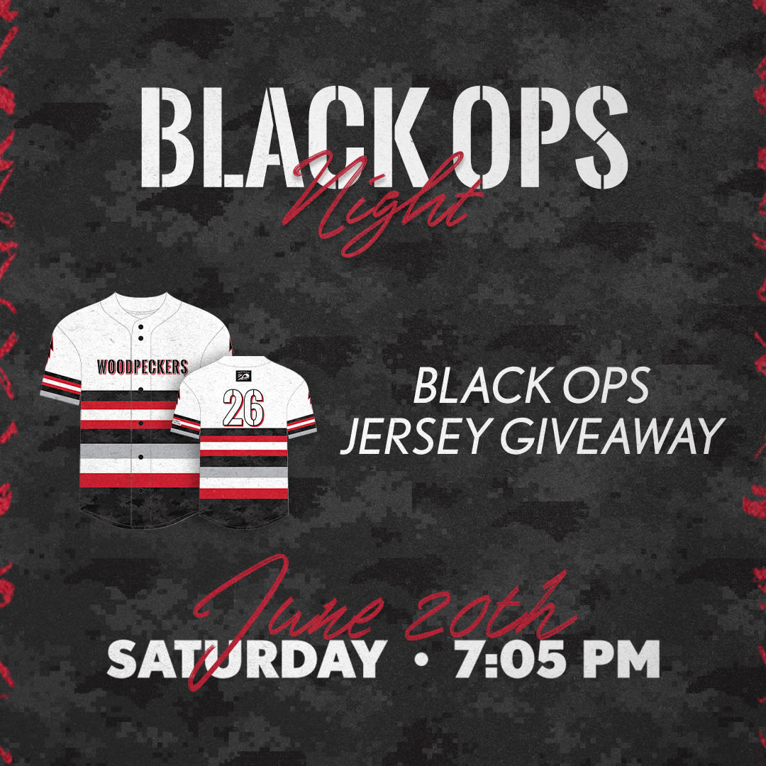 Black Ops Night w/ Black Ops Replica Jersey Giveaway