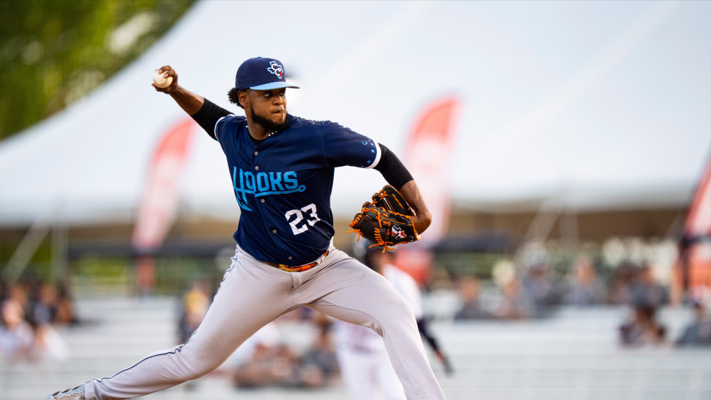 Railin Perez authored a two-inning save Saturday night at Whataburger Field.