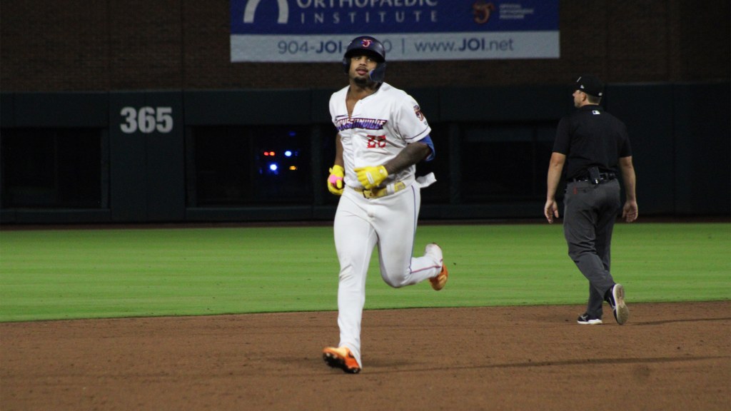 Deyvison De Los Santos hit two home runs Thursday night in his sixth career minor league multi-homer game and first since June 30, 2024. (Photo Credit: Skylar Catherwood)