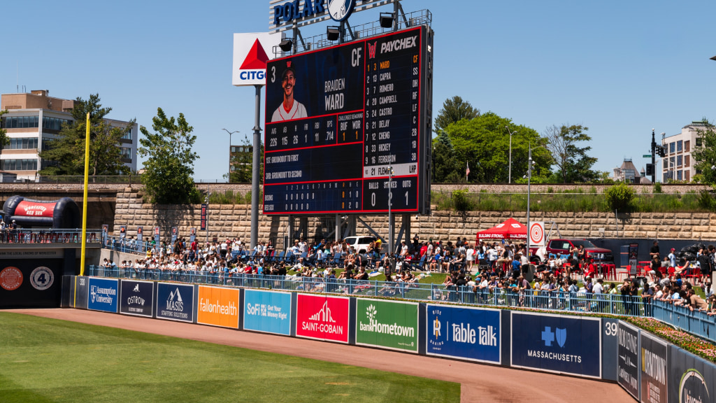 A WooSox loss did little to ruin the mood of fans – many of them school children – who enjoyed a sun-splashed Wednesday afternoon on the berm at Polar Park.