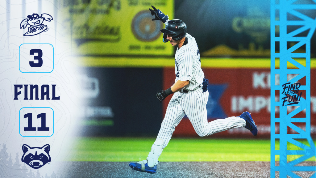 Josh Moylan hit his 11th home run of the season in Friday's win against the BlueClaws.