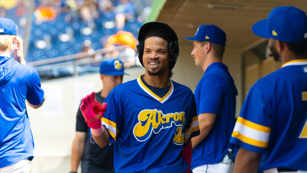 Jose Devers picked up two hits and two RBI in Akron's loss on Sunday.