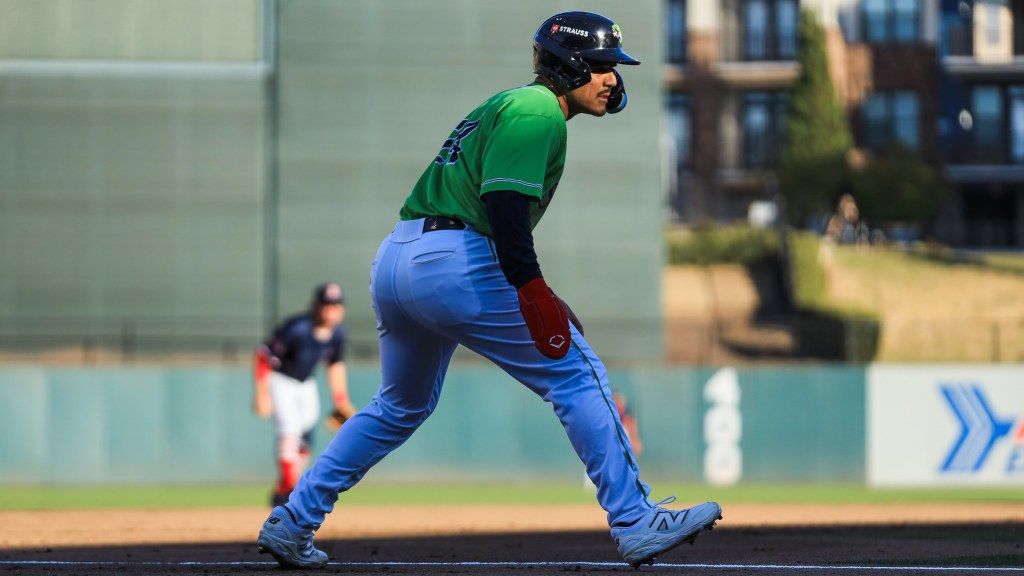 Nacho Alvarez Jr. homered for the second time on the road trip on Tuesday in Norfolk.