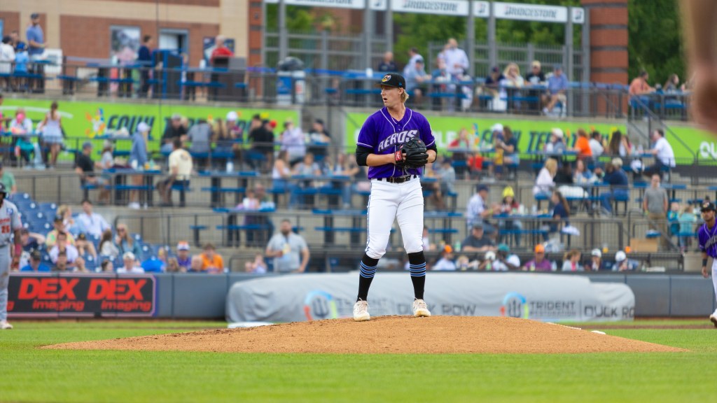 Josh Hartle tied his season high with eight strikeouts on Thursday night.