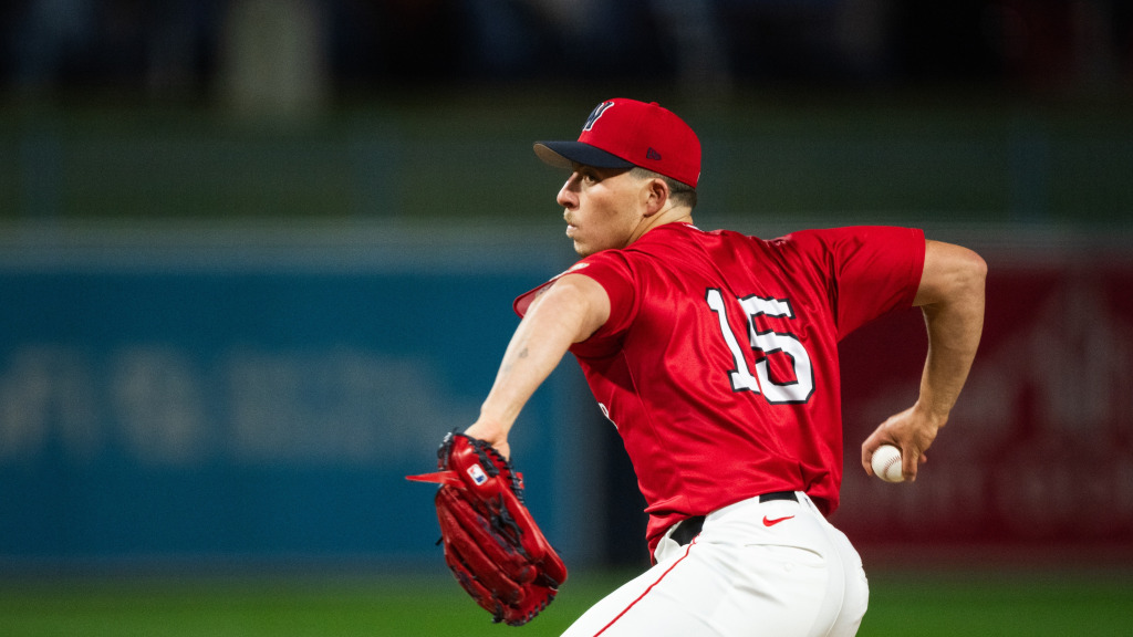 Tyler Uberstine struck out seven of the 12 batters he faced in two appearances in Syracuse.