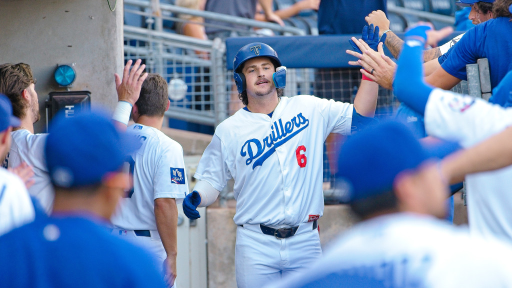 On Wednesday, Jake Gelof became the first Drillers player to ever hit three home runs in a game at ONEOK Field, helping Tulsa to a 6-2 win over Northwest Arkansas.