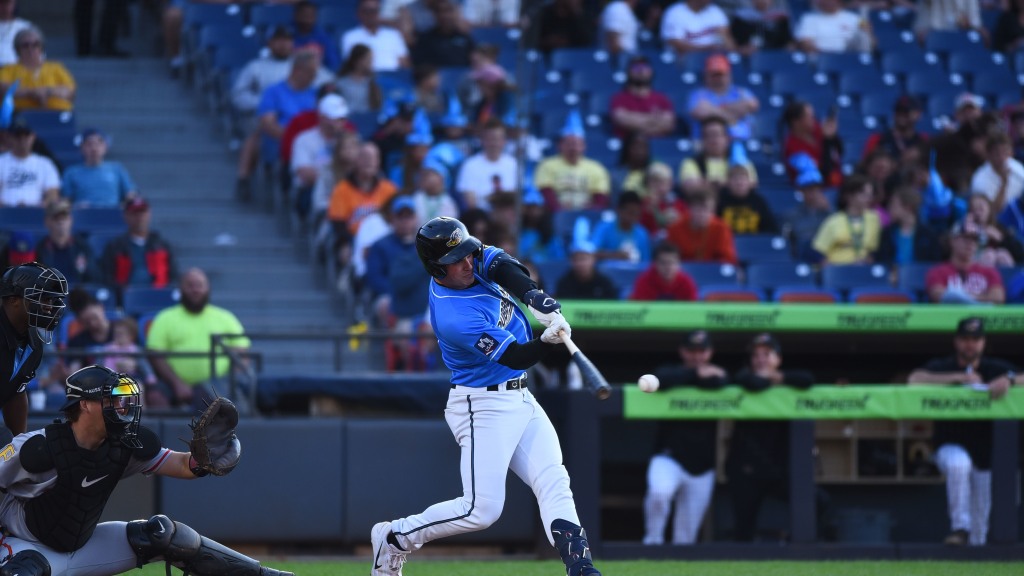 Aaron Walton had the go-ahead two-run single Saturday and has six hits over his last four games