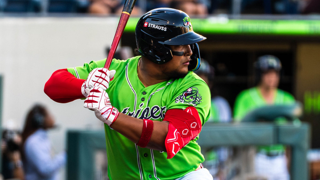 Jair Camargo doubled twice and also homered in Gwinnett's 9-1 win in game one.
