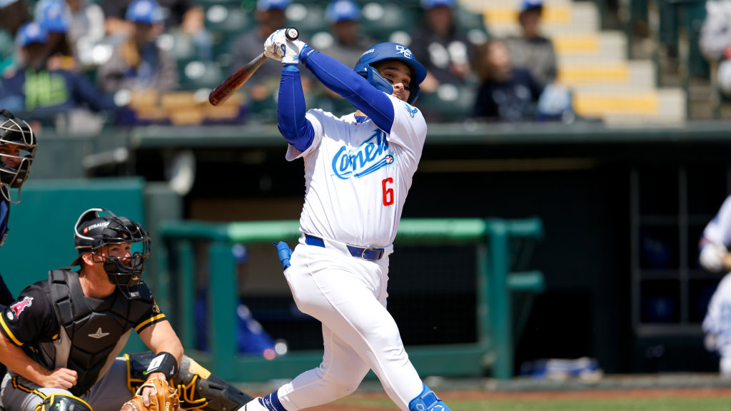 Oklahoma City catcher Eliezer Alfonzo collected two hits including a homer in extra-innings Friday.