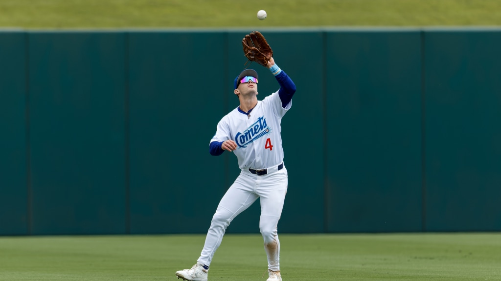 Comets outfielder Zach Ehrhard hit his third homer of the season on Wednesday night.