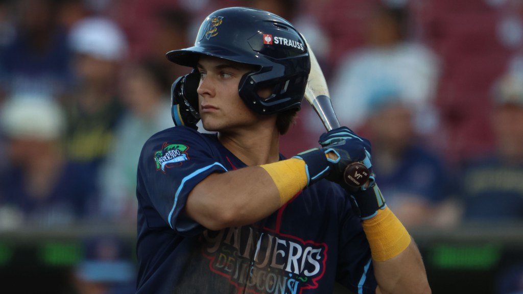 Josh Adamczewski was 2-for-3 with a walk and two runs scored for the Timber Rattlers in game two of Friday's doubleheader.