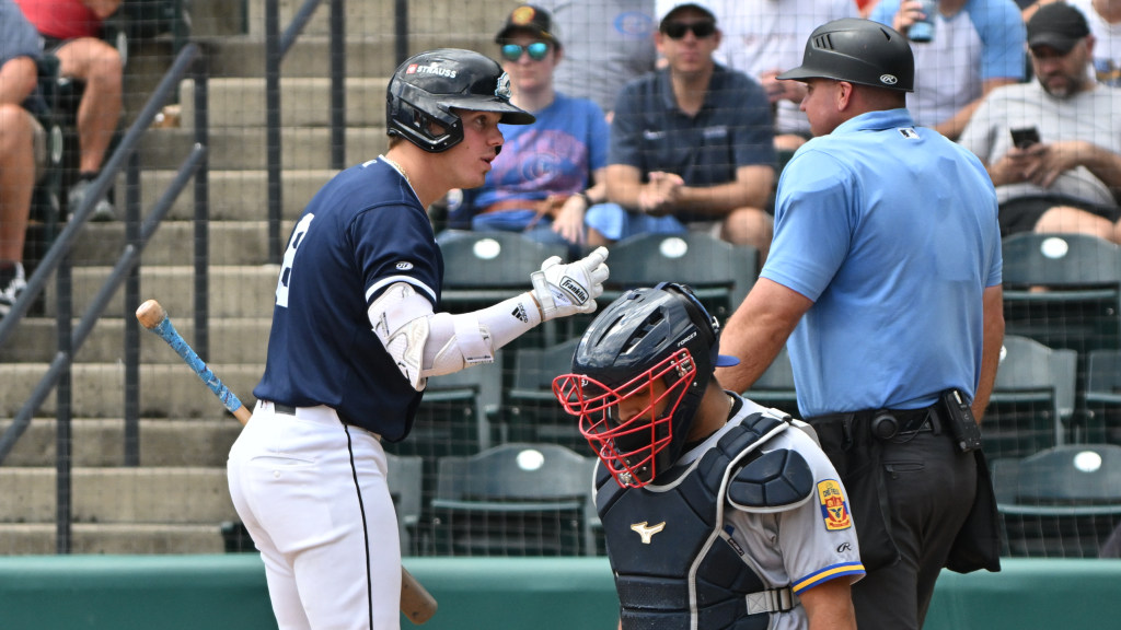 Milan Tolentino was ejected by the home plate umpire in the 7th inning
