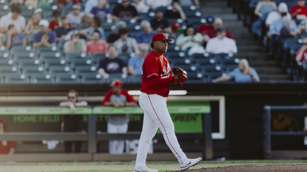 Jose Franco prepares to take the bump against St. Paul.