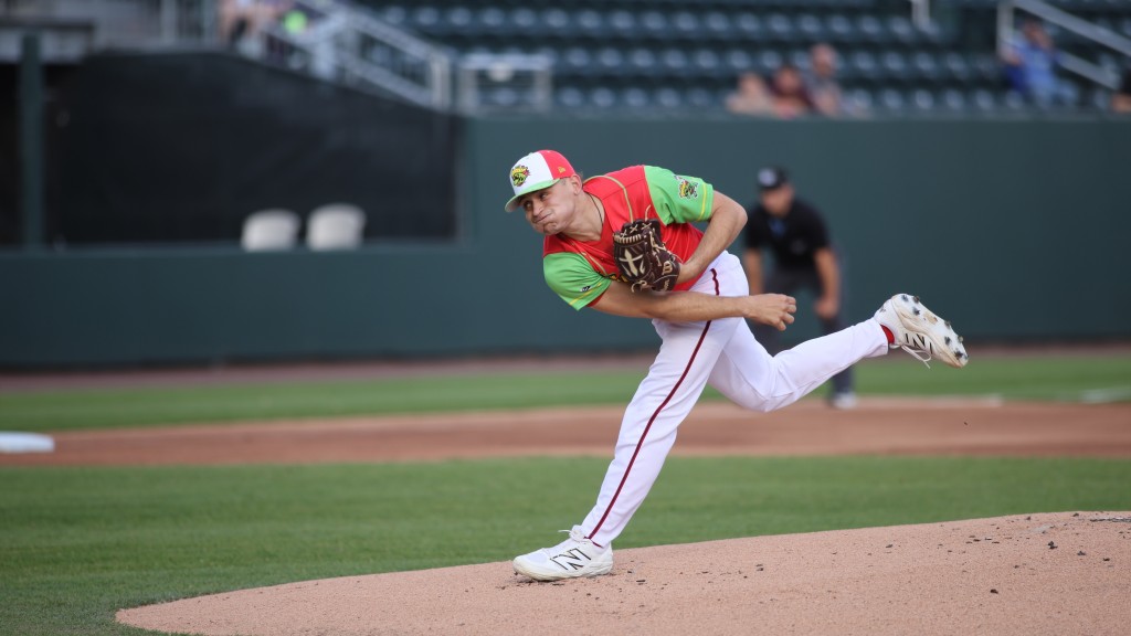 Davian Garcia pitched to a no decision, allowing three runs, one earned, in 4.2 innings