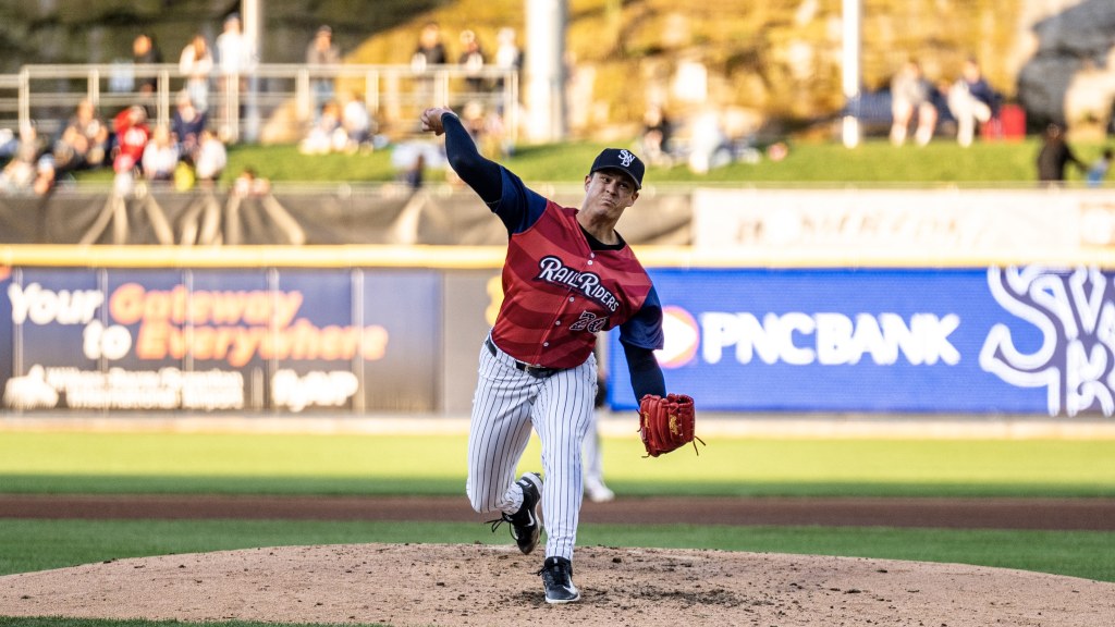 Yankees #21 prospect Brendan Beck tosses six shutout frames to lead the RailRiders to a 7-2 victory.