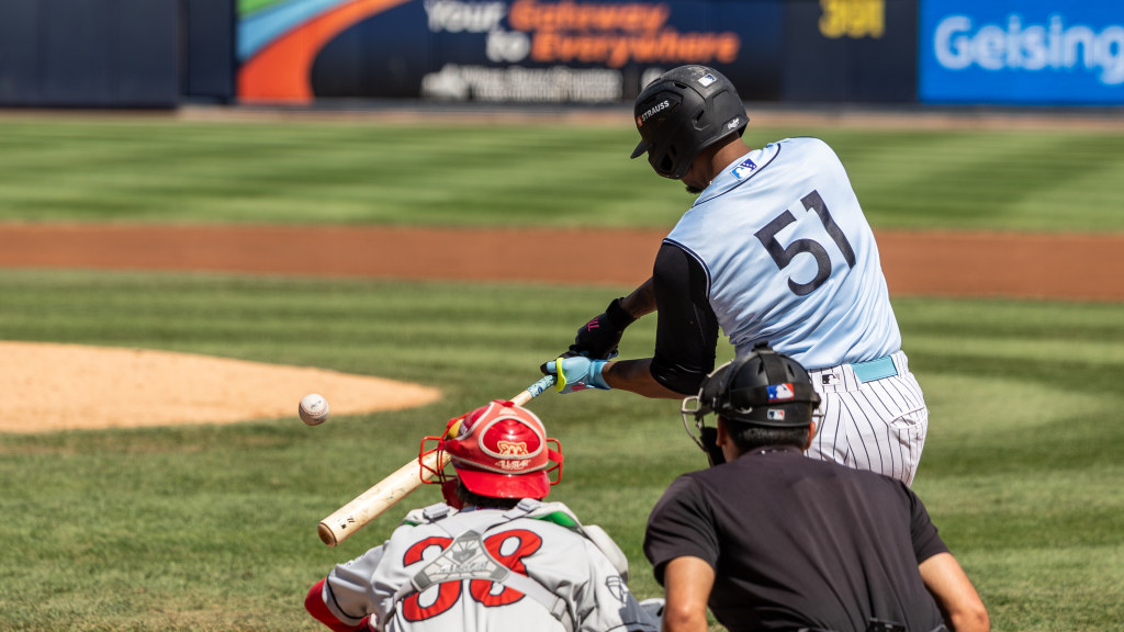 Yanquiel Fernandez goes deep for the third time this week to help the RailRiders earn a 7-3 win.