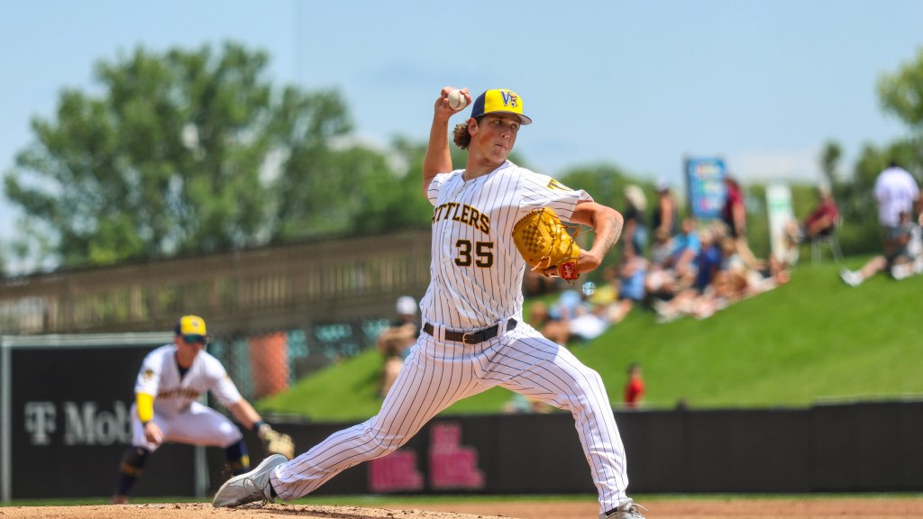 Ethan Dorchies allowed one run over six innings as the starting pitcher for the Timber Rattlers on August 2 against the Lansing Lugnuts.