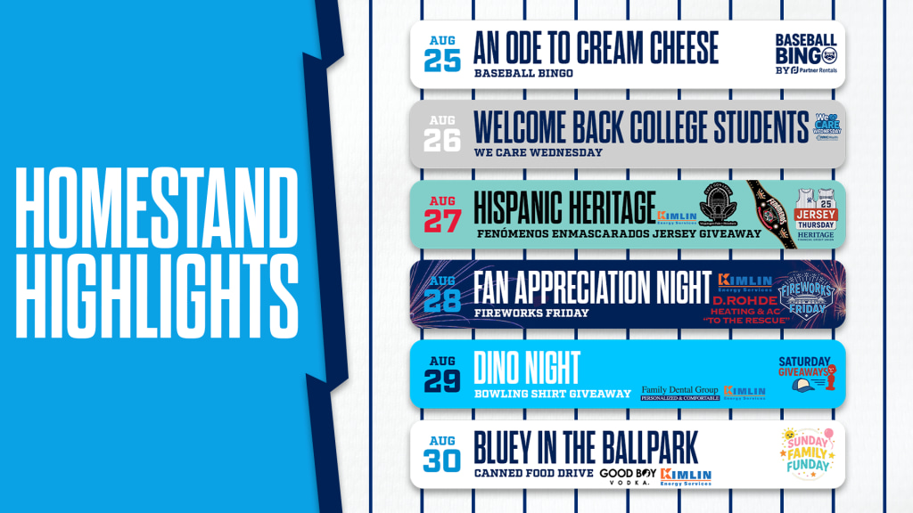 The Renegades final homestand of the season is jampacked with fun for the whole family.