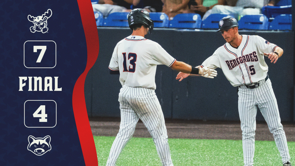 Eric Genther reached base three times on Friday against Wilmington.