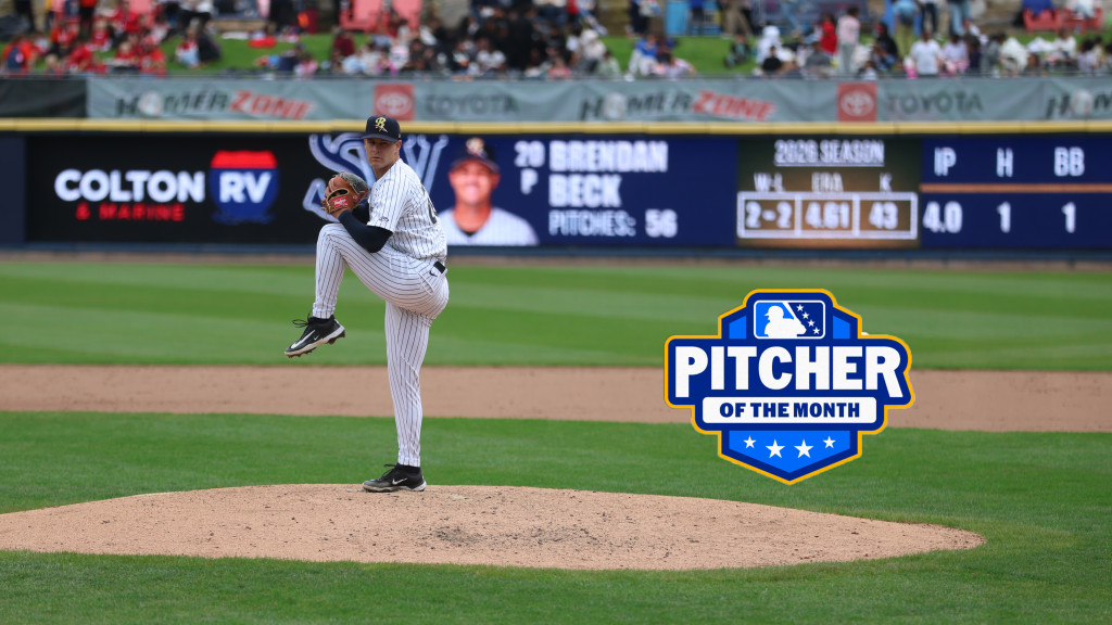 Yankees #21 prospect Brendan Beck earned International League Pitcher of the month for his 1.24 ERA in five starts in June.
