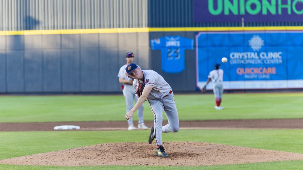 Alex Clemmey tossed six scoreless hittings after retiring first 14 batters of game