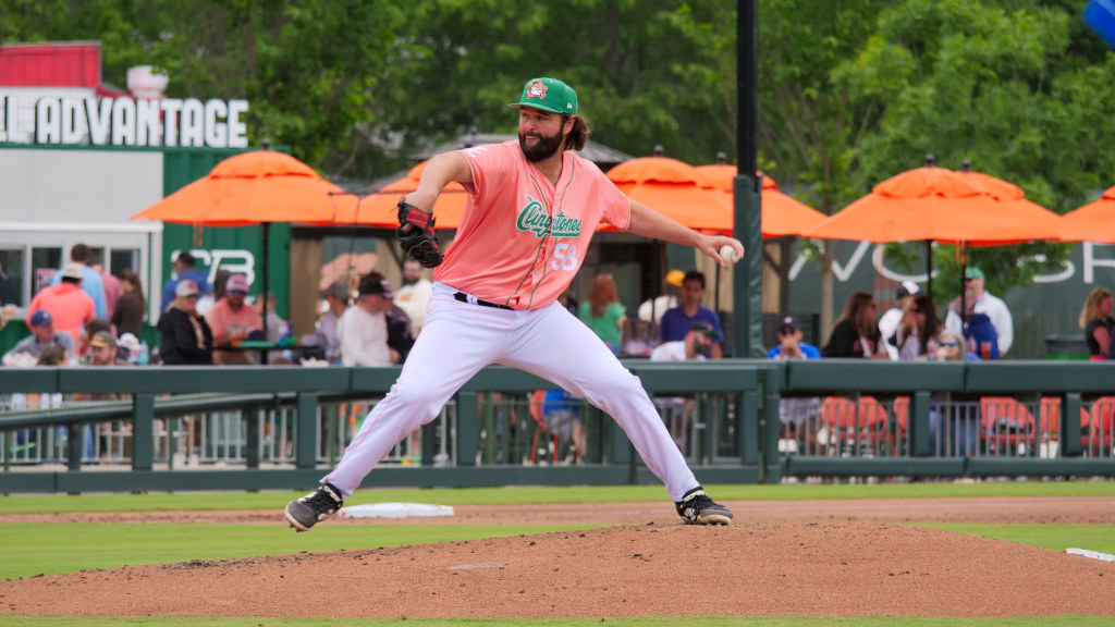 Jack Dashwood tossed 3.2 hitless innings out of the bullpen vs Biloxi