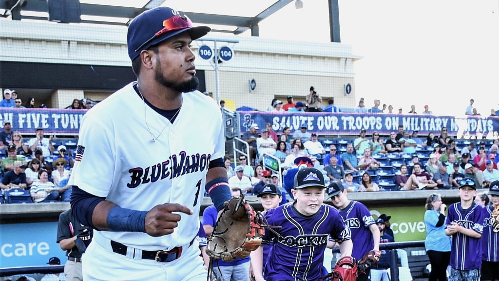 Luis Arraez made a huge impact during his 38 games with the Blue Wahoos in 2019. 