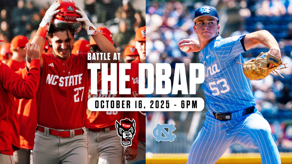 UNC and NC State Baseball To Play Fall Exhibition at DBAP on Oct. 16