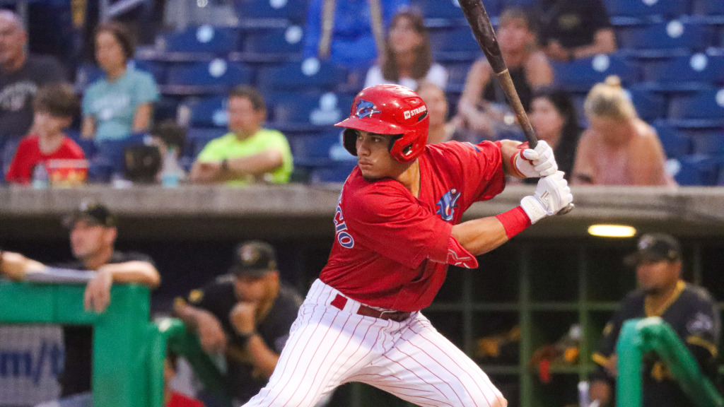 Phillies infield prospect Juan Villavicencio paced the Threshers in home runs and stolen bases at the time of his call-up and was named a Florida State League All-Star.