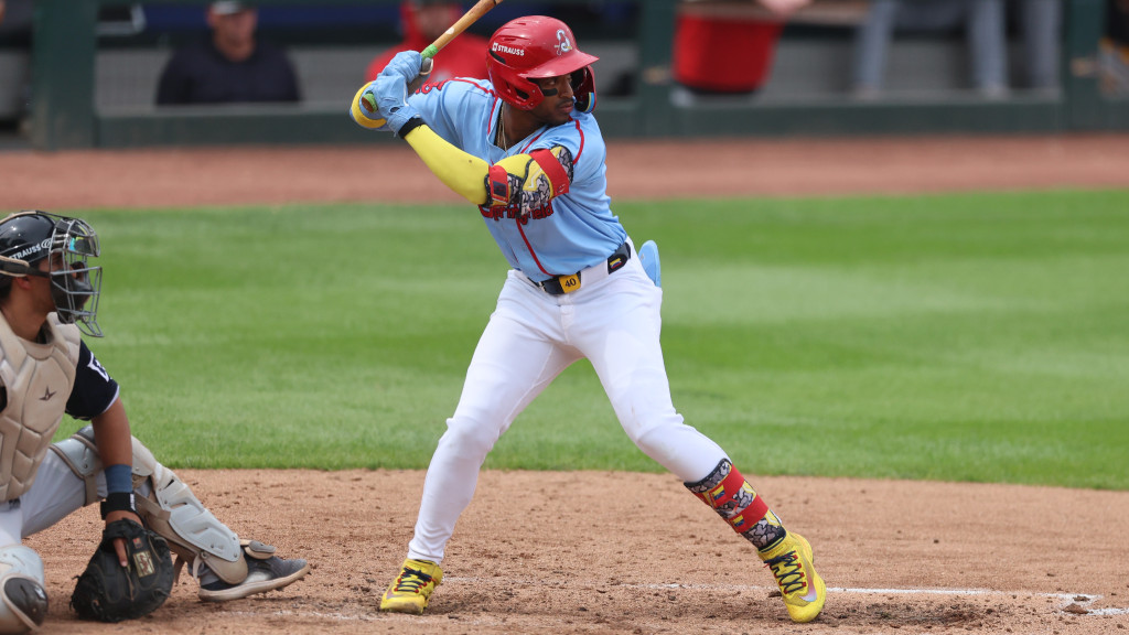 Nearly every night, the 23-year-old Ugueto dons a vibrant yellow compression sleeve, elbow guard and Nike cleats.