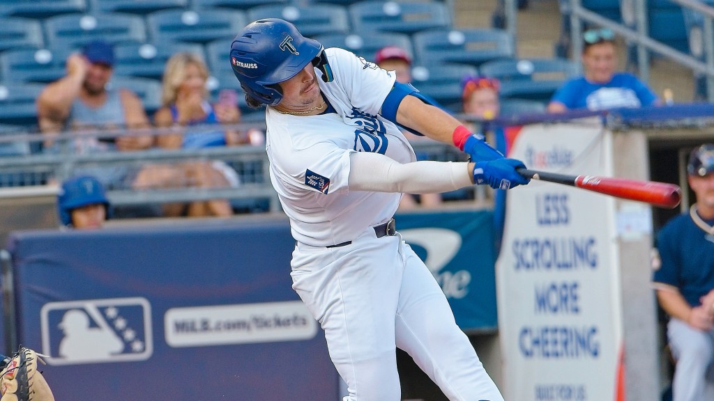 Jake Gelof now has 21 home runs on the season, tying him with Zyhir Hope for the team lead.