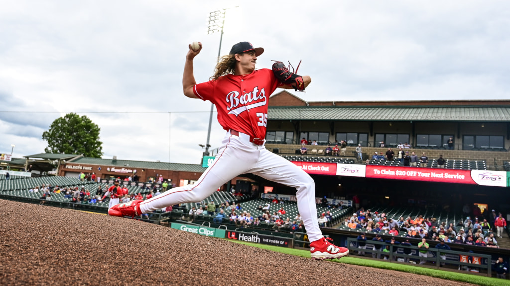 Rhett Lowder recorded eight strikeouts over five innings in Tuesday's win.