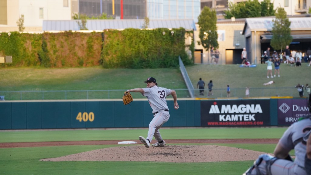 Brett Sears started the first game of the first road series of the second half.