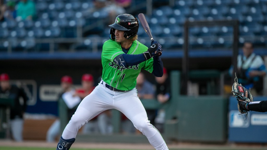 Jim Jarvis fell a triple shy of the cycle on Tuesday night in Charlotte.