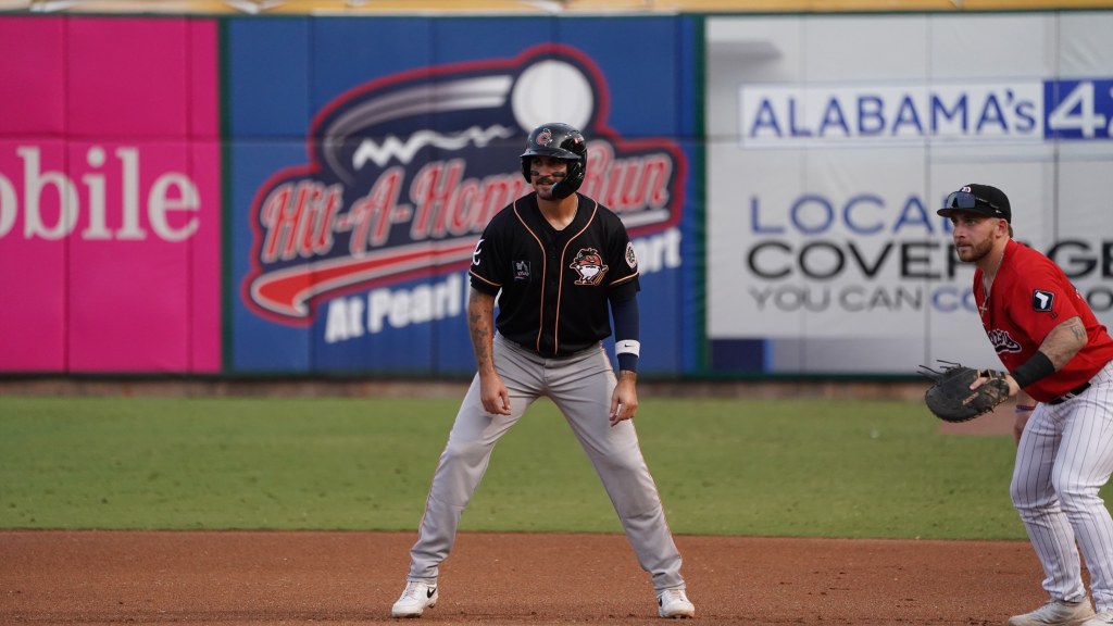Jordan Groshans' clutch home run tied the game in the ninth inning on Thursday.