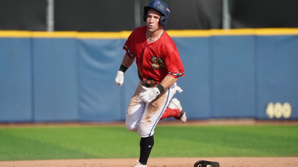 Brendan Jones was 3-for-3 with a homer and a triple in game one of Thursday's doubleheader sweep.