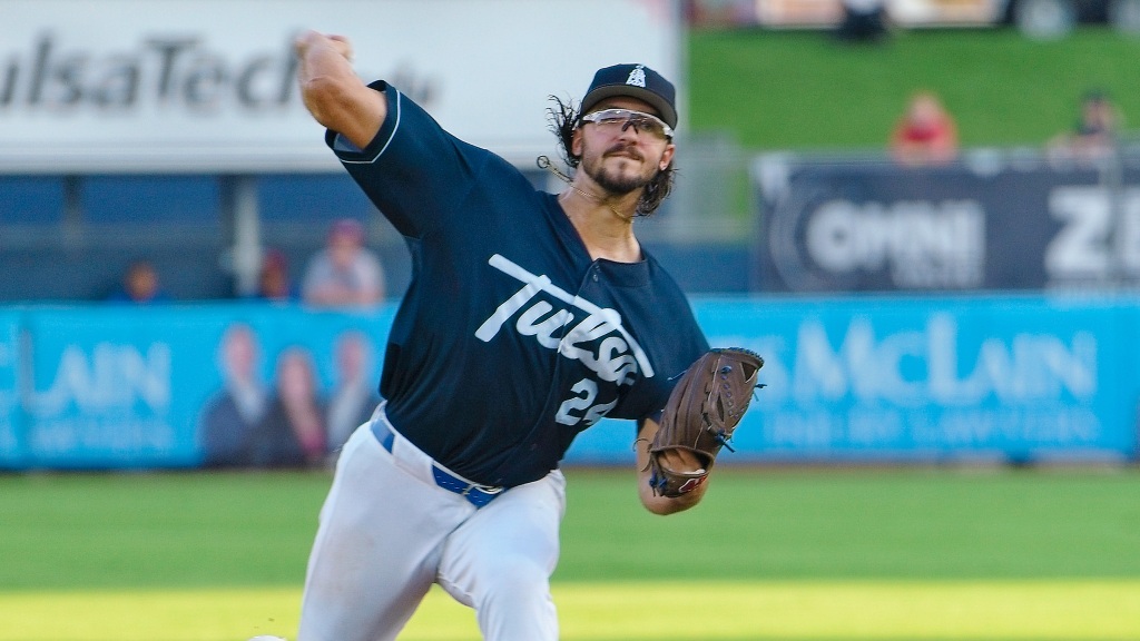 Tulsa starting pitcher Patrick Copen delivered six innings in Saturday's loss, holding Amarillo scoreless over his final three innings.