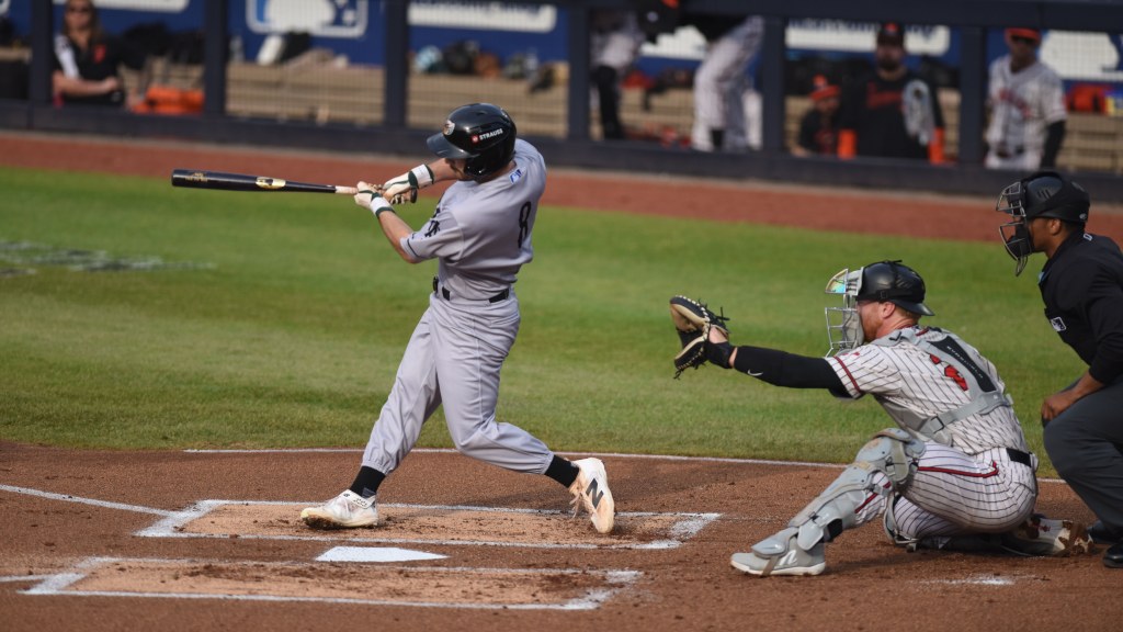 Nick Mitchell had an RBI single in Akron's loss to the Baysox