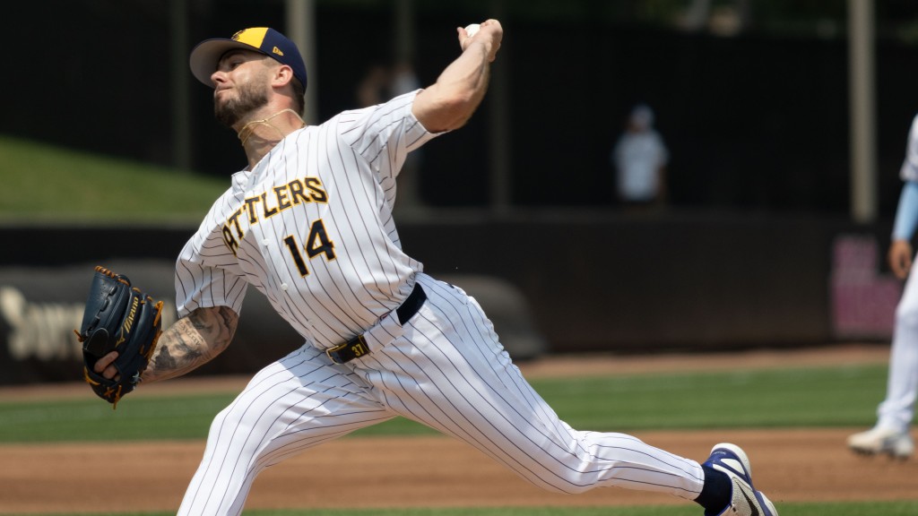 DL Hall allowed one hit and struck out one in a scoreless inning as the starting pitcher for the Wisconsin Timber Rattlers on Sunday afternoon.