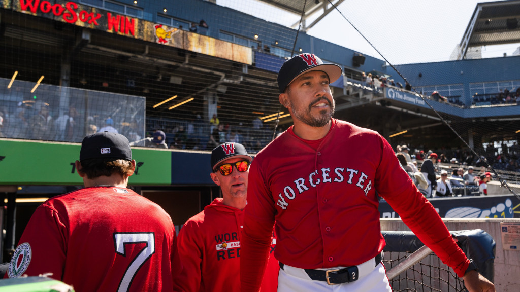 Iggy Suarez, who was named WooSox acting manager on Sunday in place of former Worcester and current Boston Red Sox manager Chad Tracy, was a 6-2 winner in his WooSox managerial debut on Sunday afternoon at Polar Park.