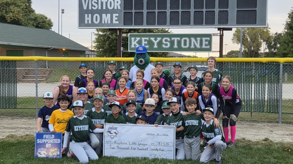 ATTATCHED PHOTO: Keystone Little League is one of three local programs that was a recipient of the Fall 2026 Chasin’ Dreams Grant.